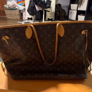 Louis Vuitton Dark Brown Monogram Tote